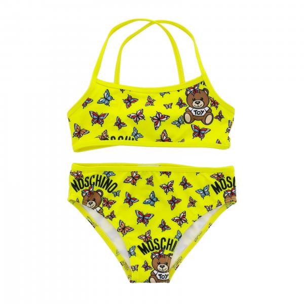 Moschino Kid Outlet Swimsuit Kids Yellow Swimsuit Moschino Kid