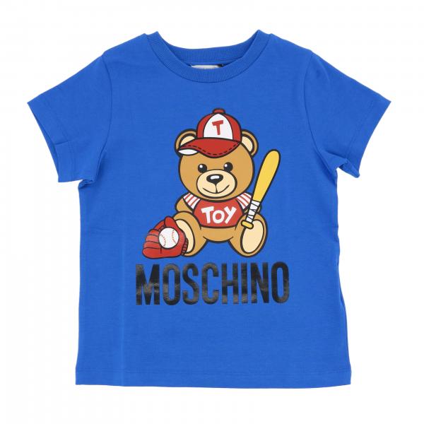 MOSCHINO KID: t-shirt for boy - Royal Blue | Moschino Kid t-shirt ...