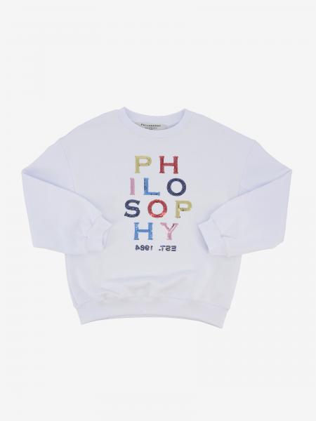 Philosophy sweatshirt by Lorenzo Serafini with round neck and logo