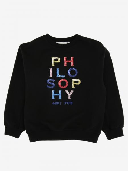 Philosophy sweatshirt by Lorenzo Serafini with round neck and logo