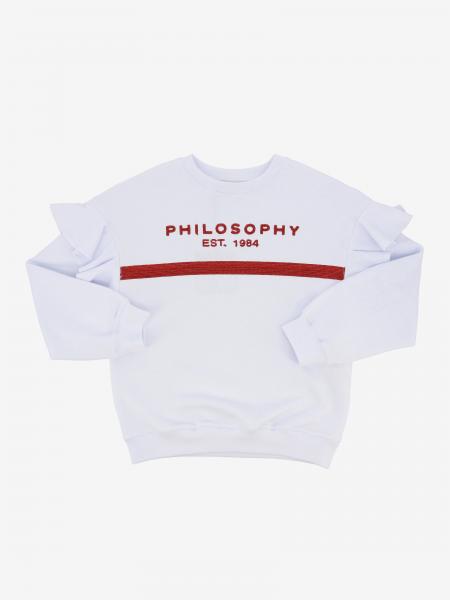 Philosophy sweatshirt by Lorenzo Serafini with round neck and logo