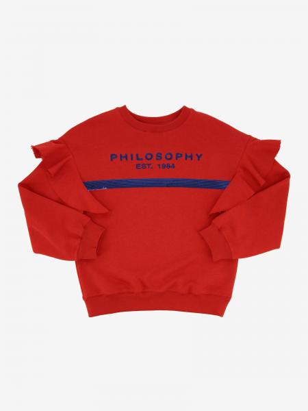 Philosophy sweatshirt by Lorenzo Serafini with round neck and logo