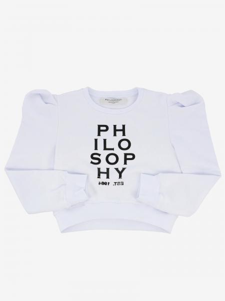 Philosophy sweatshirt by Lorenzo Serafini with round neck and logo
