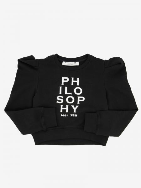 Philosophy sweatshirt by Lorenzo Serafini with round neck and logo