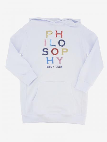 Philosophy sweatshirt dress by Lorenzo Serafini with logo print