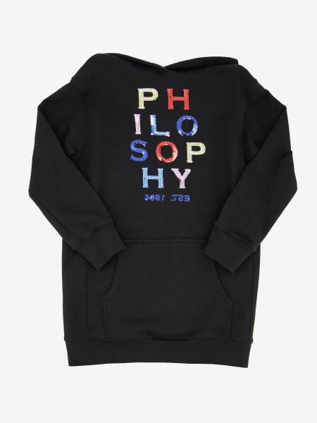Philosophy sweatshirt dress by Lorenzo Serafini with logo print