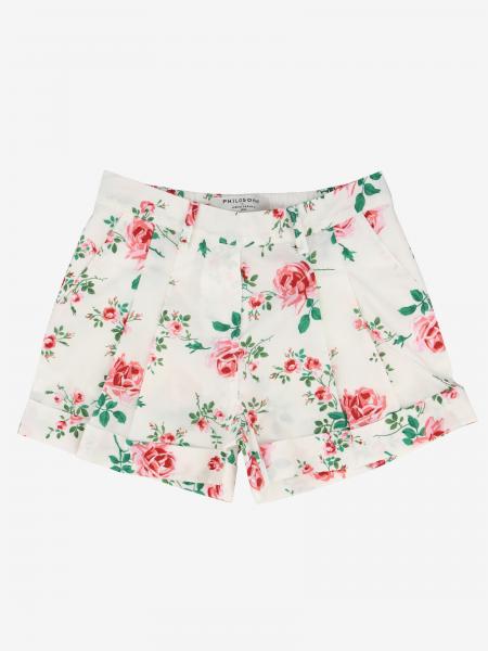 Philosophy shorts by Lorenzo Serafini with floral pattern