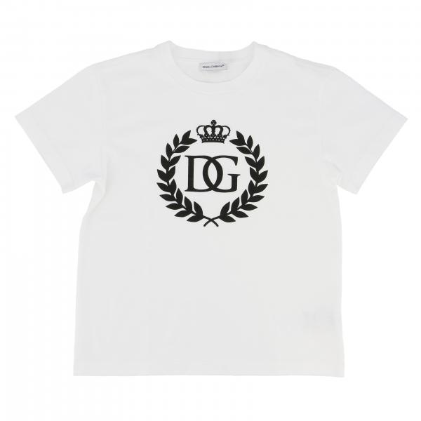 Dolce & Gabbana Outlet: t-shirt for boy - White | Dolce & Gabbana t ...