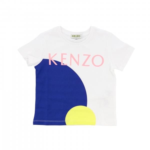Футболка с коротким рукавом и принтом Детское Kenzo Junior