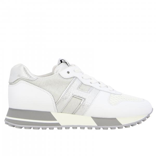 Sneakers running Hogan in rete e pelle con big H