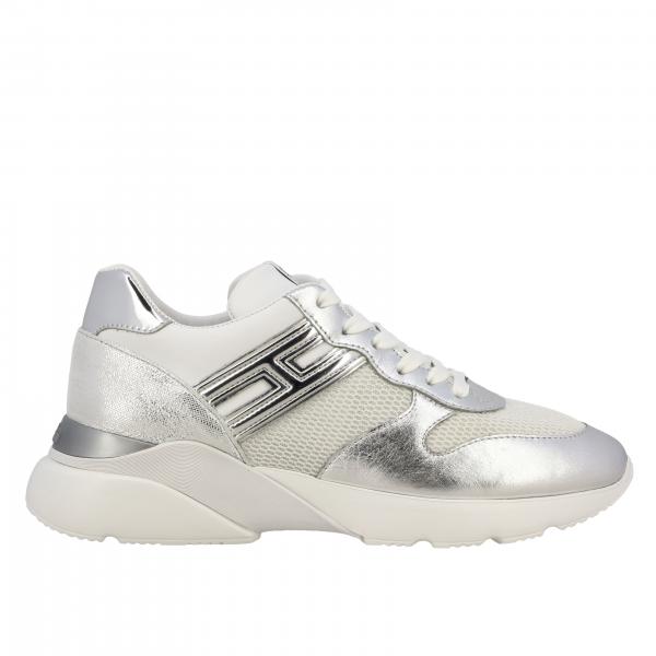 Кроссовки Active one 385 Hogan из ламинированной кожи Женское Hogan