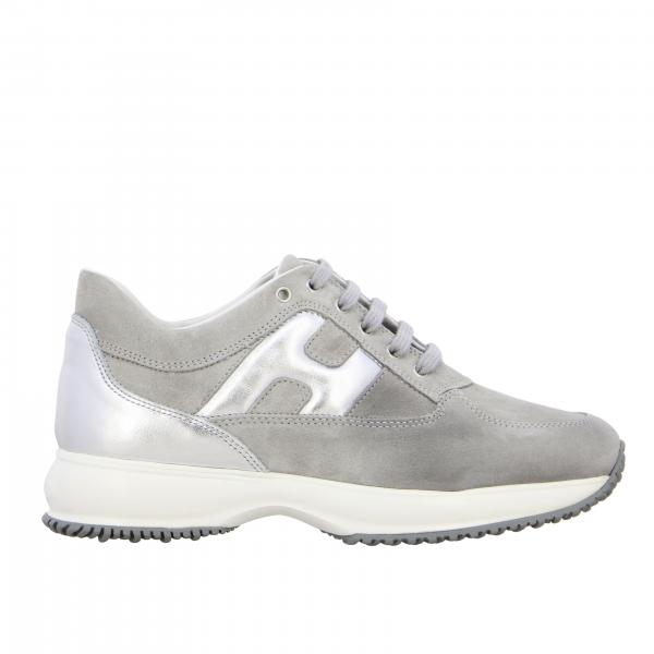 Interactive Hogan Sneakers aus Wildleder mit abgerundetem und laminiertem H