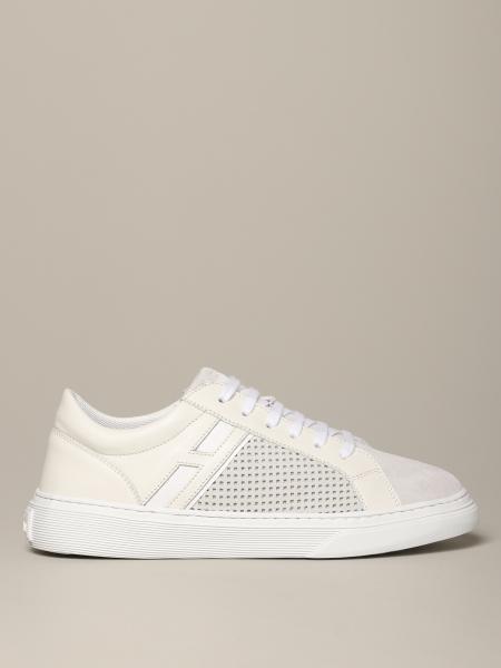 Hogan 真皮和绒面革运动鞋