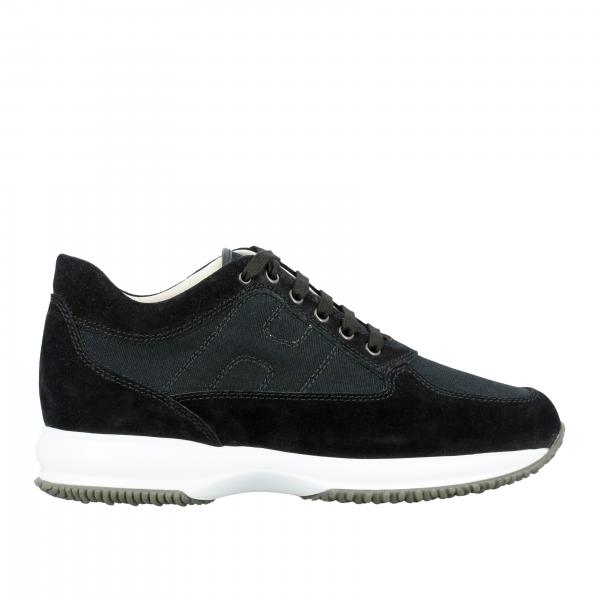 Interactive Hogan Sneakers aus Wildleder und Mesh mit abgerundetem H