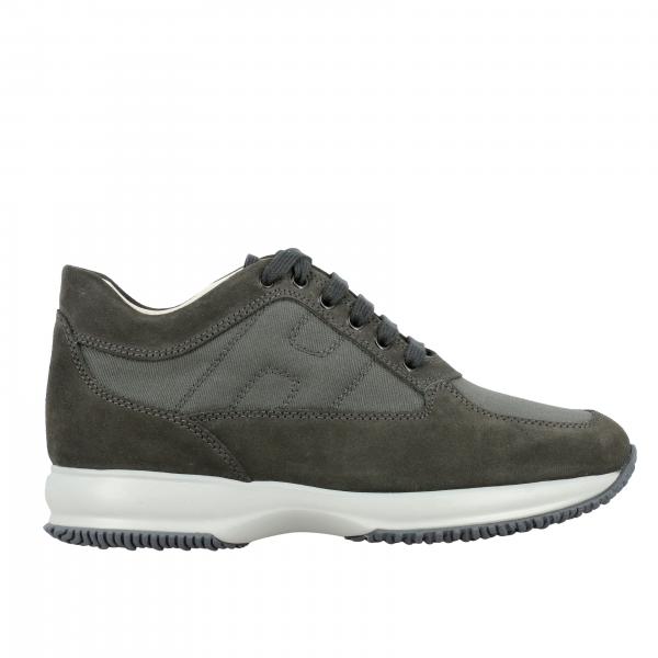 Interactive Hogan Sneakers aus Wildleder und Mesh mit abgerundetem H