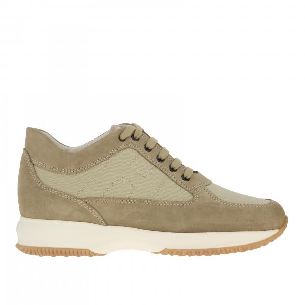 Interactive Hogan Sneakers aus Wildleder und Mesh mit abgerundetem H