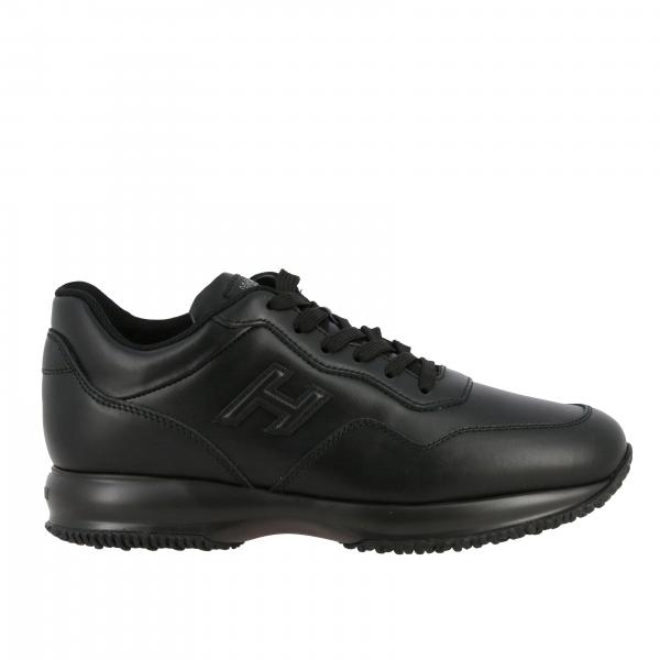 HOGAN: Interactive sneakers in leather with H in 3D - Black | Hogan ...