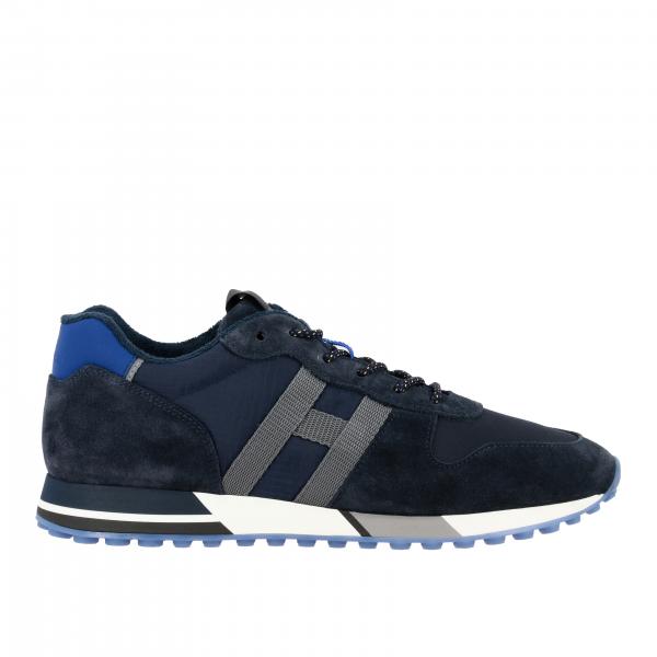 Кроссовки 383 Retrò running Hogan из замшевой кожи Мужское Hogan