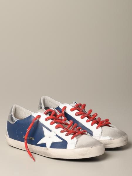 GOLDEN GOOSE: Shoes men | Trainers Golden Goose Men Blue | Trainers