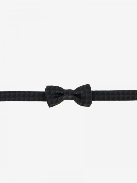 Emporio Armani logo印花真丝领结