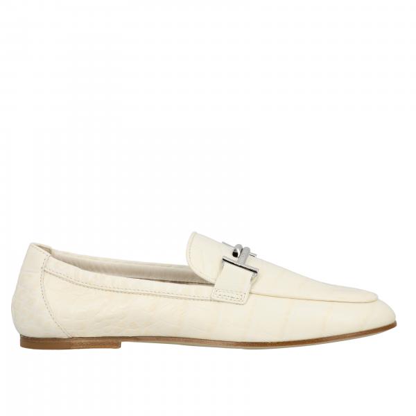 Мокасины с эффектом крокодиловой кожи Женское Tod's