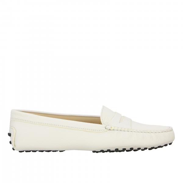 Mocassino Gommini Nuovo Tod's in pelle martellata con traversina