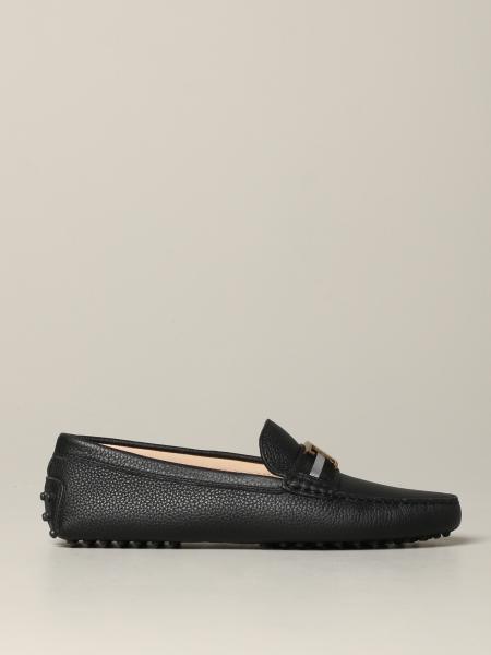 Мокасины из олениной кожи на плоской подошве Женское Tod's