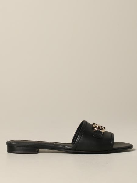 Rhodes Salvatore Ferragamo leather sandal with Mediterranean hook