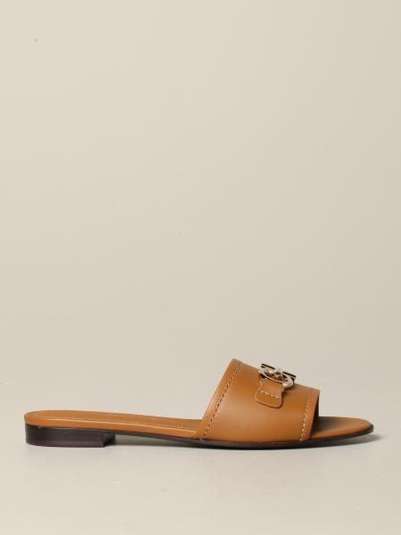 Rhodes Salvatore Ferragamo leather sandal with Mediterranean hook