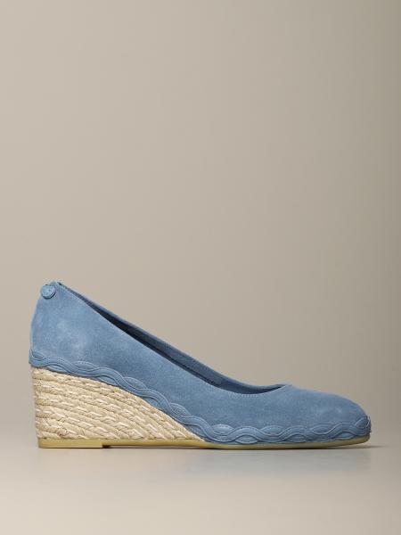 Salvatore Ferragamo Capraia Dekolleté mit Keilabsatz aus Wildleder