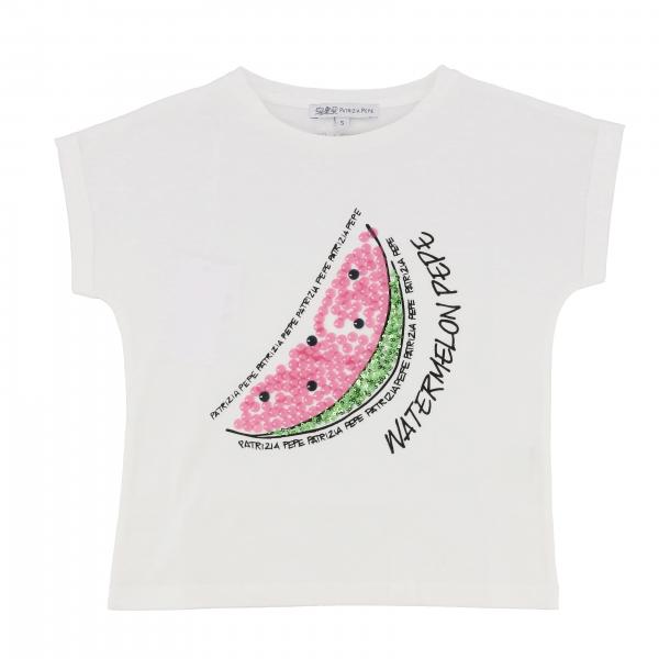 T-shirt Patrizia Pepe à manches courtes avec pastèque en paillettes