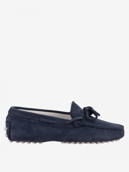 Ботинки из замшевой кожи на шнурках Детское Tod's