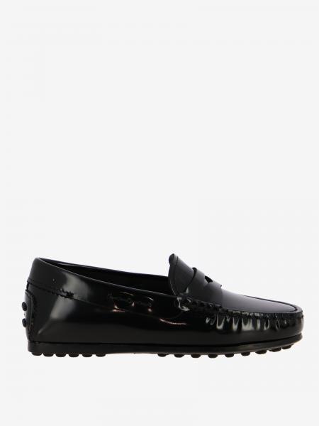 Ботинки City из прорезиненной кожи с накладкой Детское Tod's