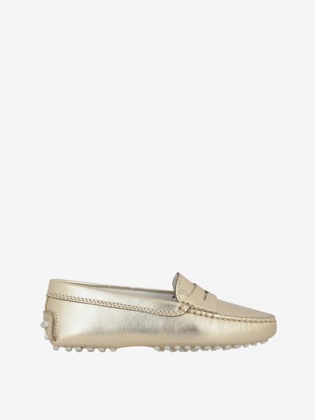 Ботинки Drive из ламинированной кожи Детское Tod's