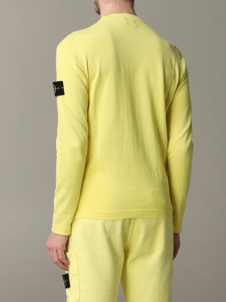 yellow stone island sweater