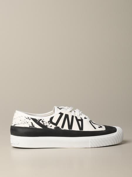 Stone Island sneakers in printed canvas
