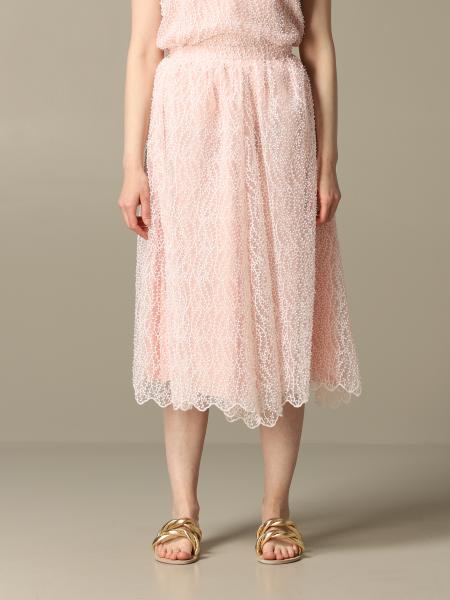 Jupe Be Blumarine en tulle brodée