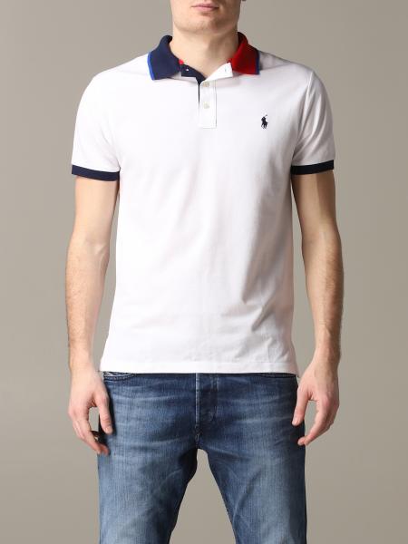 Polo Ralph Lauren Outlet: polo shirt for men - White | Polo Ralph Lauren  polo shirt 710791004 online on 