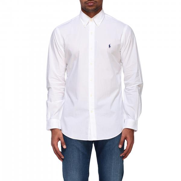 white polo button down shirts