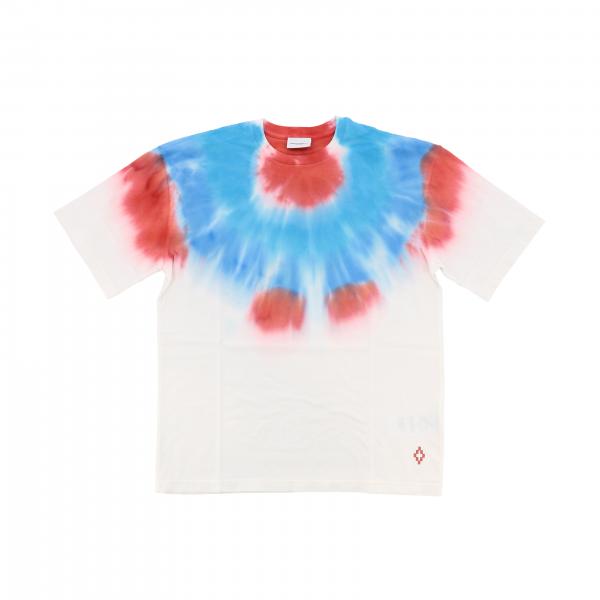 Футболка с коротким рукавом и принтом tie dye Детское Marcelo Burlon