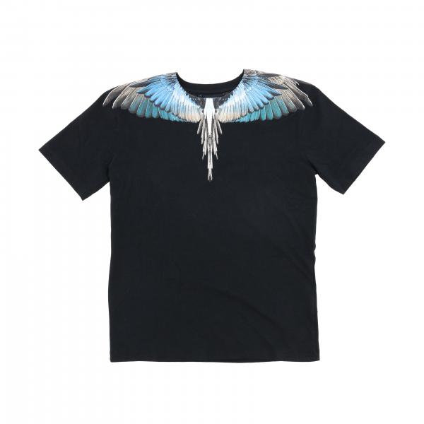 Футболка с коротким рукавом и принтом Детское Marcelo Burlon