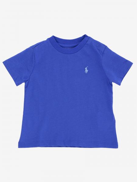 infant blue shirt