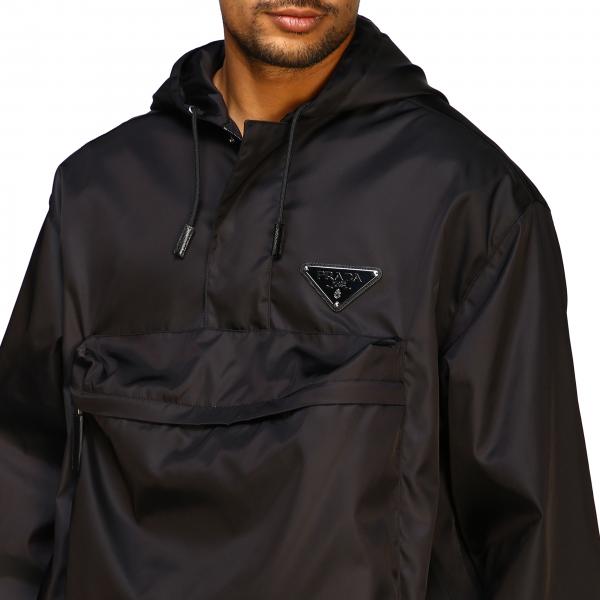 prada large pocket windbreaker