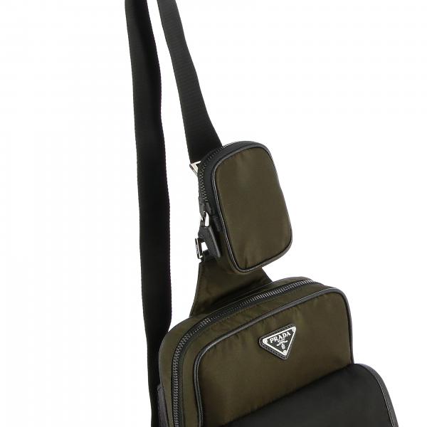 prada one shoulder nylon backpack