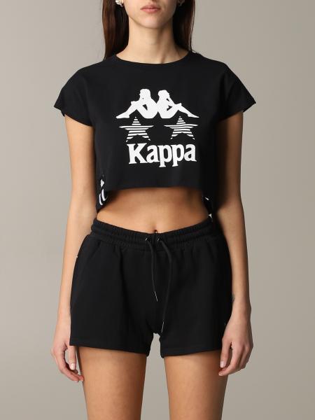 Kappa Outlet: t-shirt for woman - Black | Kappa t-shirt 304SVZ0 online ...