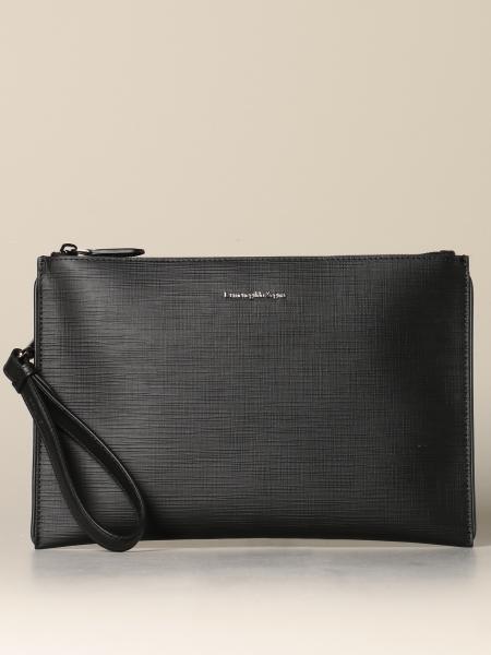 Zegna Outlet: briefcase for man - Black | Zegna briefcase C1280J LHJAK ...