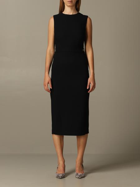 Robe fourreau Simona Corsellini avec ceinture en cady