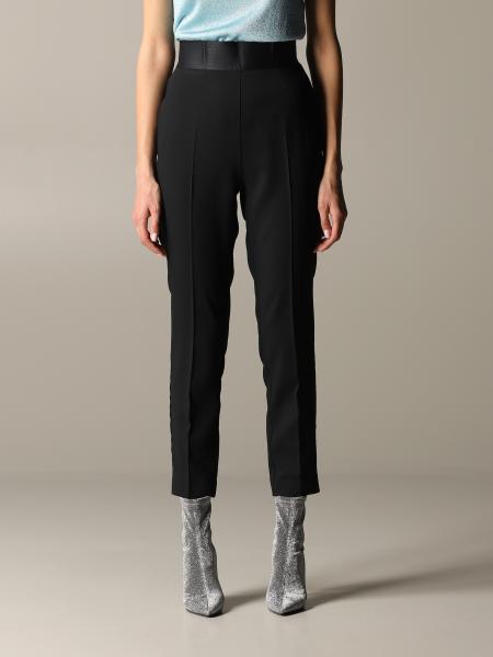 Pantalon de smoking Simona Corsellini en cady
