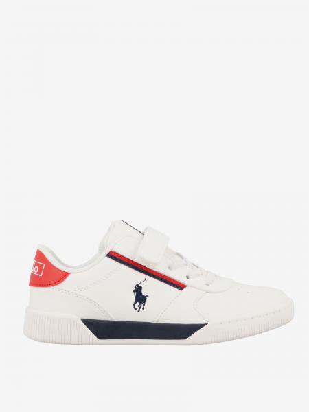 Polo Ralph Lauren Outlet: shoes for boys - White | Polo Ralph Lauren ...
