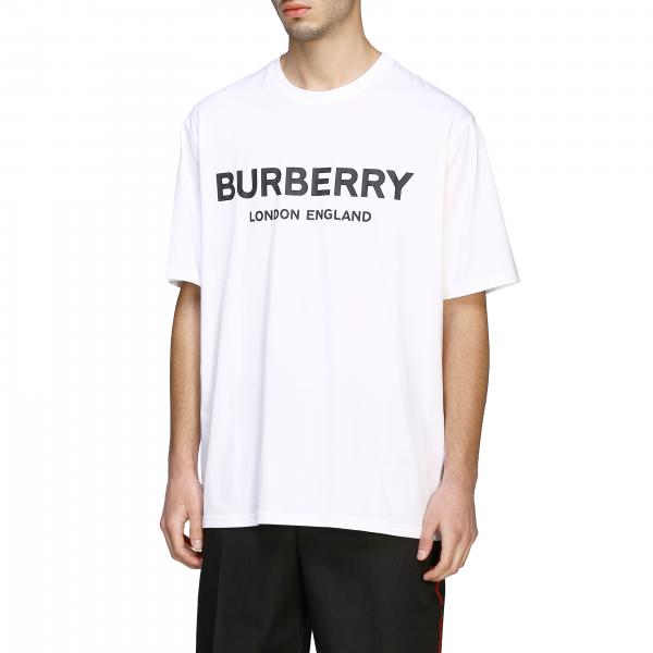 Burberry Outlet: t-shirt with sleeves and printed logo | T-Shirt ...